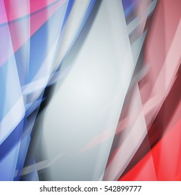 Abstract background created using colorful overlaid stripes. Vector illustration, can be used for presentations, graphic designs brochures, web design.