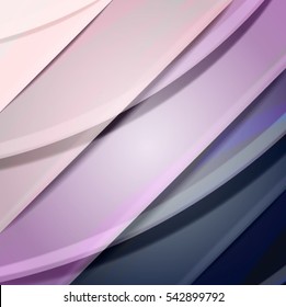 Abstract background created using colorful overlaid stripes. Vector illustration, can be used for presentations, graphic designs brochures, web design.