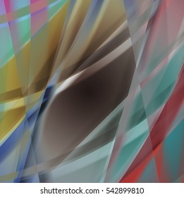 Abstract background created using colorful overlaid stripes. Vector illustration, can be used for presentations, graphic designs brochures, web design.
