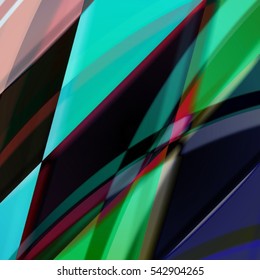 Abstract background created using colorful overlaid stripes. Vector illustration, can be used for presentations, graphic designs brochures, web design.