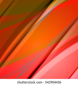 Abstract background created using colorful overlaid stripes. Vector illustration, can be used for presentations, graphic designs brochures, web design.