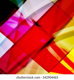 Abstract background created using colorful overlaid stripes. Vector illustration, can be used for presentations, graphic designs brochures, web design.
