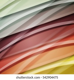 Abstract background created using colorful overlaid stripes. Vector illustration, can be used for presentations, graphic designs brochures, web design.