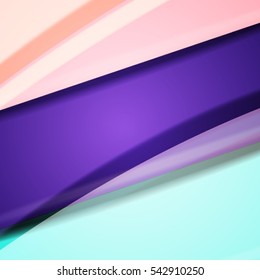 Abstract background created using colorful overlaid stripes. Vector illustration, can be used for presentations, graphic designs brochures, web design.