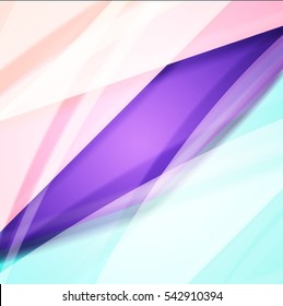 Abstract background created using colorful overlaid stripes. Vector illustration, can be used for presentations, graphic designs brochures, web design.