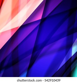 Abstract background created using colorful overlaid stripes. Vector illustration, can be used for presentations, graphic designs brochures, web design.