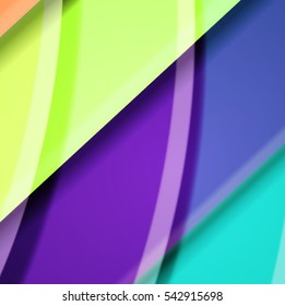 Abstract background created using colorful overlaid stripes. Vector illustration, can be used for presentations, graphic designs brochures, web design.