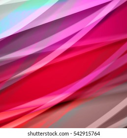 Abstract background created using colorful overlaid stripes. Vector illustration, can be used for presentations, graphic designs brochures, web design.