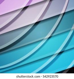 Abstract background created using colorful overlaid stripes. Vector illustration, can be used for presentations, graphic designs brochures, web design.