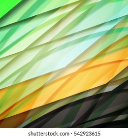 Abstract background created using colorful overlaid stripes. Vector illustration, can be used for presentations, graphic designs brochures, web design.