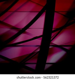 Abstract background created using colorful overlaid stripes. Vector illustration, can be used for presentations, graphic designs brochures, web design.