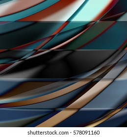 Abstract background created using colorful overlaid stripes. Vector illustration, can be used for presentations, graphic designs brochures, web design.