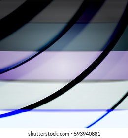 Abstract background created using colorful overlaid stripes. Vector illustration, can be used for presentations, graphic designs brochures, web design.