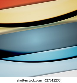Abstract background created using colorful overlaid stripes. Vector illustration, can be used for presentations, graphic designs brochures, web design.