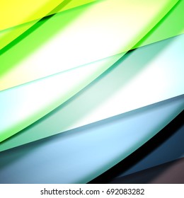 Abstract background created using colorful overlaid stripes. Vector illustration, can be used for presentations, graphic designs brochures, web design.