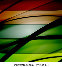Abstract background created using colorful overlaid stripes. Vector illustration, can be used for presentations, graphic designs brochures, web design.
