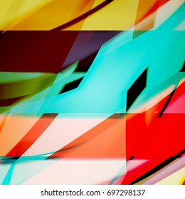 Abstract background created using colorful overlaid stripes. Vector illustration, can be used for presentations, graphic designs brochures, web design.