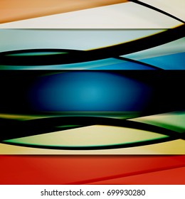 Abstract background created using colorful overlaid stripes. Vector illustration, can be used for presentations, graphic designs brochures, web design.