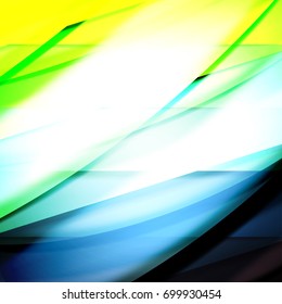 Abstract background created using colorful overlaid stripes. Vector illustration, can be used for presentations, graphic designs brochures, web design.