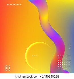 Abstract background. Creative colored wallpaper. Trendy gradient mesh background. Modern abstract backdrop.