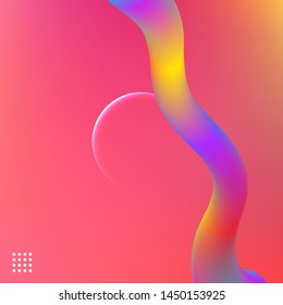 Abstract background. Creative colored wallpaper. Trendy gradient mesh background. Modern abstract backdrop.