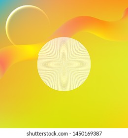 Abstract background. Creative colored wallpaper. Trendy gradient mesh background. Modern abstract backdrop.