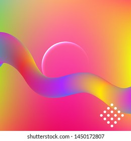 Abstract background. Creative colored wallpaper. Trendy gradient mesh background. Modern abstract backdrop.