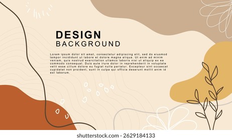 Abstract background creative design with wavy lines. Design for posters, social media, banners, magazines and websites.