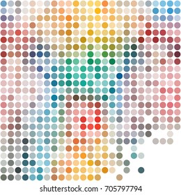 Abstract background Creative dots design