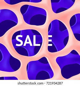 Abstract background. Creative organic cover. Sea coral reef modern banner. Art concept. Vector design illustration.