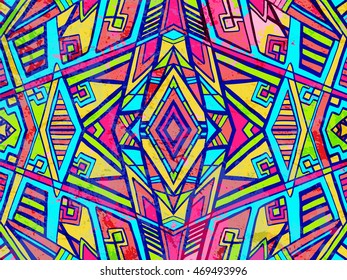 Abstract background. Creative ornament wallpaper. Geometric abstract elements. Vector grunge texture illustration.
