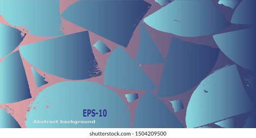 Abstract background. Creative vector background for banner and flyer. Designer decorative cover. Abstractionism. Design background. EPS-10. Abstract graphics. Vector graphics