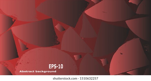 Abstract background. Creative vector background for banner and flyer. Designer decorative cover. Abstractionism. Design background. EPS-10. Abstract graphics. Vector graphics