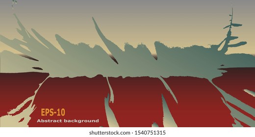 Abstract background. Creative vector background for banner and flyer. Designer decorative cover. Abstractionism. Design background. EPS-10. Abstract graphics. Vector graphics