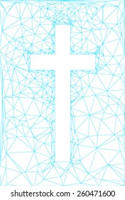 abstract background with cross