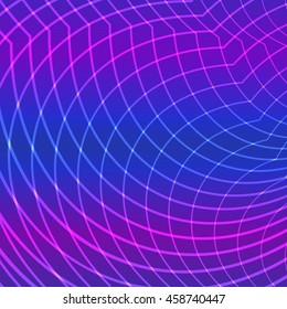 Abstract background with crossed lines. Art vector illustration