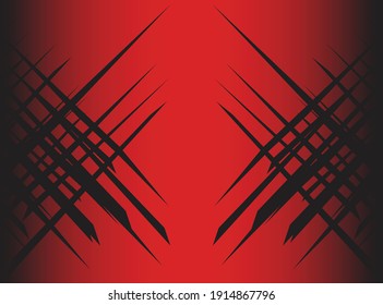 Abstract background with crossed pointy lines