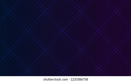 Abstract background of crossing lines on dark backdrop