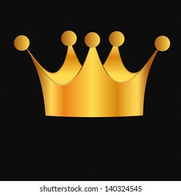 Abstract background with crown vector illustration