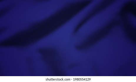 Abstract background with crumpled cloth. Dark red realistic silk texture with empty space. Vector illustration