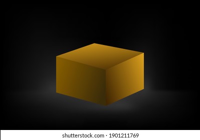 abstract background with  cube.  podium.  modern background.  vector illustration.  eps 10