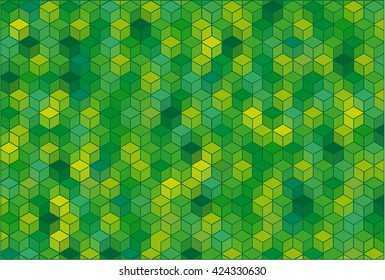 Abstract background with cubes.