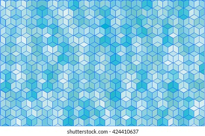 Abstract background with cubes.