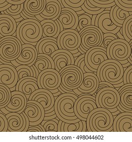 Abstract background, curls illustration drawn by hand. Ornament can be used as wallpaper. Seamless texture, wedding, scrapbook, surface textures, gift wrapping paper. Vector illustration.