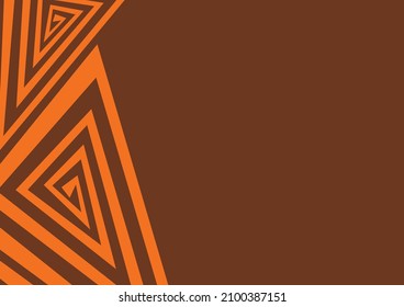 Abstract background with curly triangle lines pattern and some copy space area