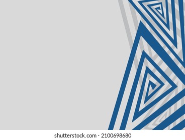 Abstract background with curly triangle lines pattern and some copy space area