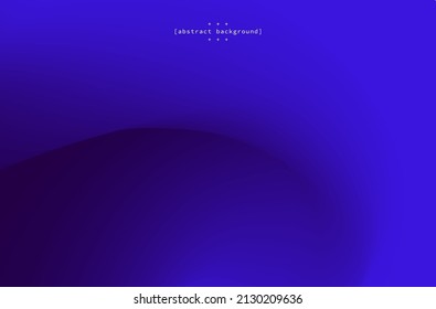 Abstrakte Hintergrundkurve mit Farbverlauf-Farbe von Blau bis Marineblau kann für Produktkennzeichentechnologie-Werbung und Präsentation Website-Vorlage Vektorpfe verwendet werden.