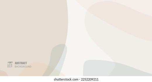 Abstract Background Pastel Colours Curve Gradient Shapes. Written Abstract Background EPS 10. Vector illustration