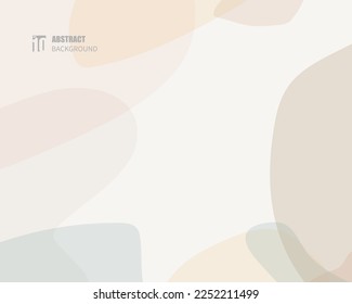 Abstract Background Pastel Colours Curve Gradient Shapes. Written Abstract Background EPS 10. Vector illustration