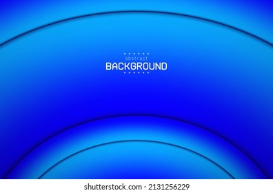 abstract background with curve and layer on gradient blue background can be use for beauty product technology product presentaion or advertisement website template vector eps.